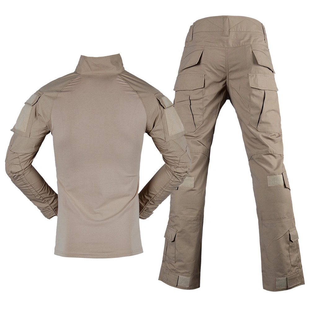 Manufacturers Cheap Wholesale/Supplier Universal Khaki Camouflage Military Style Tactical Suit