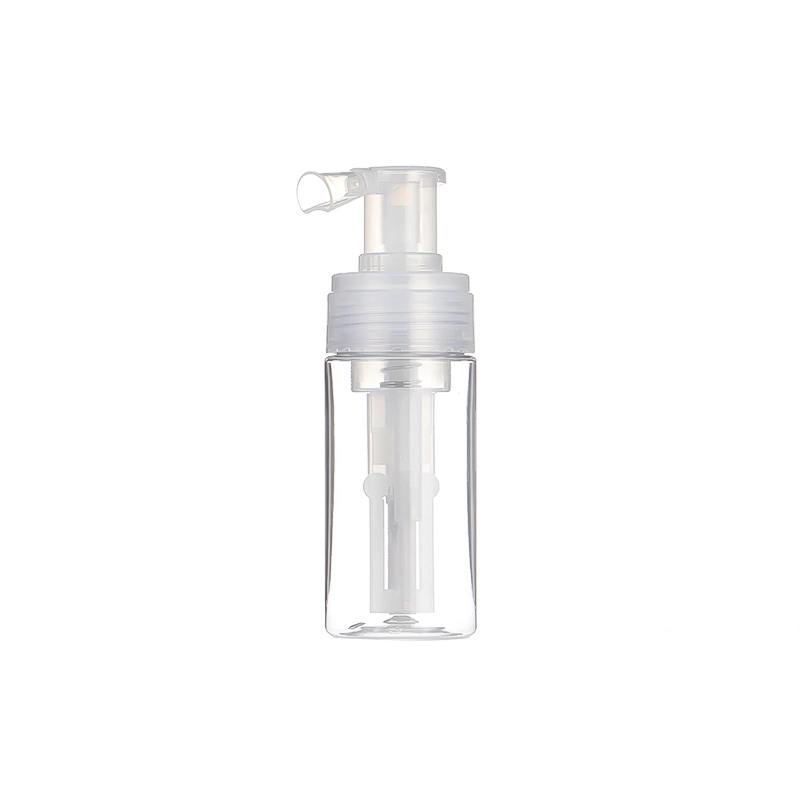 110ml Transparent Cosmetic Bottles Body Scrub Container Empty Pet Plastic Bottles for Nutrition Powder