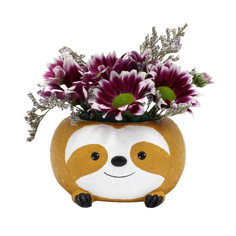 Cute Custom Sloth Succulent Flower Pot Garden Planter