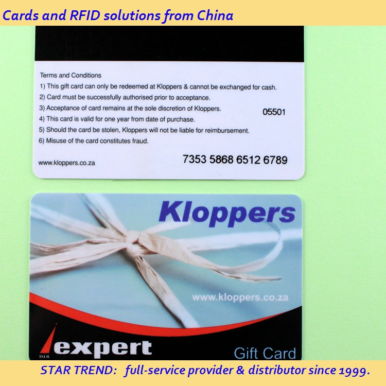 Standard Size Preprinted PVC Plastic Business/Membership/Promotion/Gift/Loyalty Cards