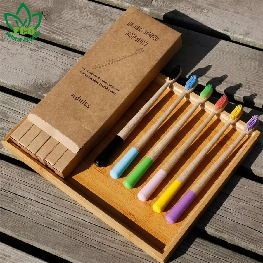 Cepillos de Dientes de Bambu soins dentaires nettoyage Vente en gros de bambou Brosse à dents