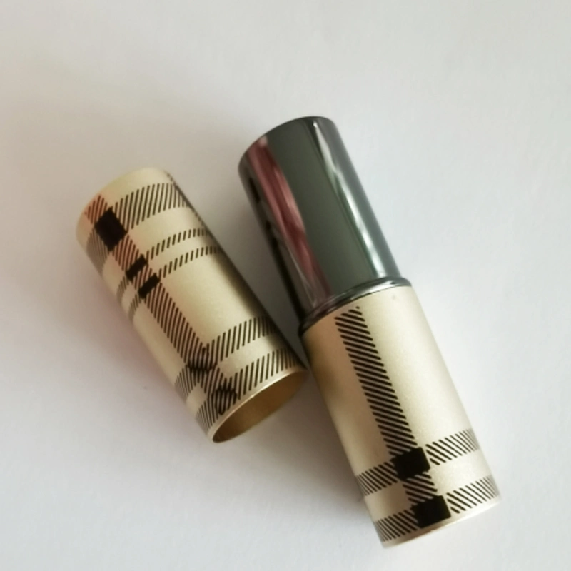 Round Aluminium Lipstick Empty Case