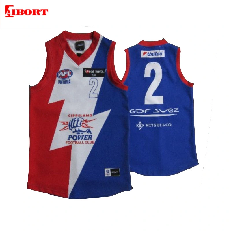 Wholesale/Supplier Aibort Customized 100% Polyester Sublimation Custom Afl Sportswear Singlet (J-AFL05 (2))