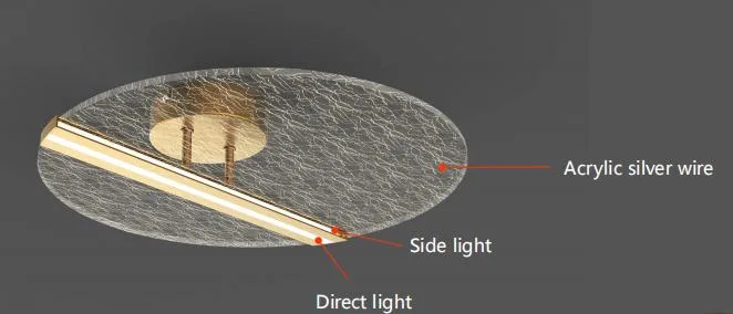 Fabrik Großhandel/Lieferant Nordic Dekorative Beleuchtung Fixture LED Deckenleuchte