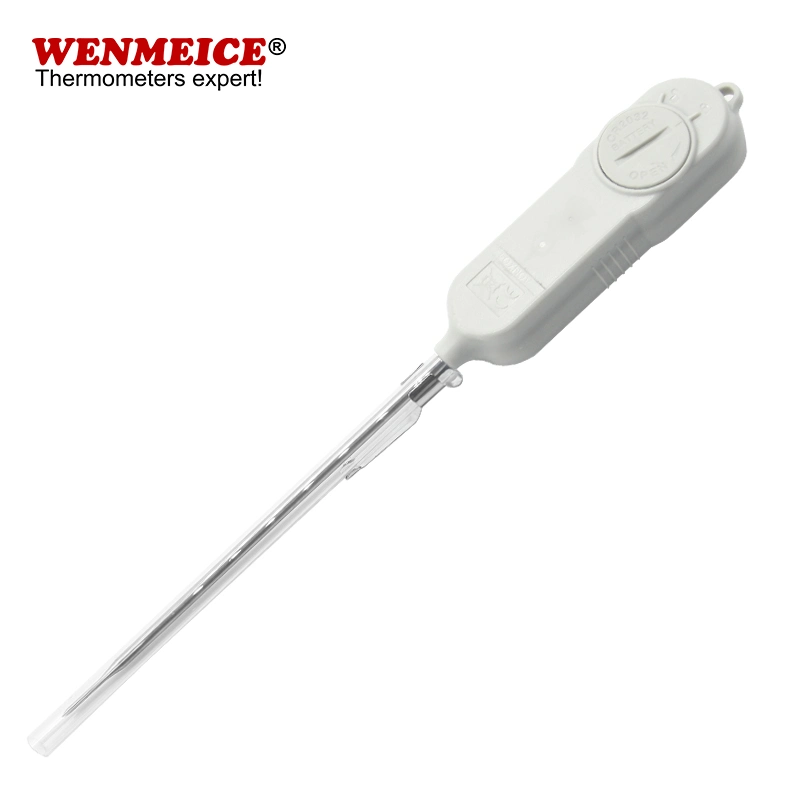 High Accuracy 0.5c Customized Pen Type Digital Kitchen Cooking Thermometer Red Color