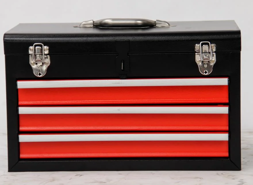 Hand Carry 3 Drawer Tool Box Kit Set