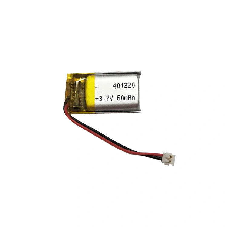 CB Approved 3.7V 60mAh 401220 Lithium Polymer Battery for Smart Watch