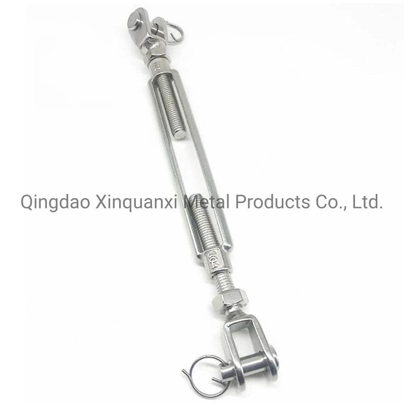 Stainless Steel SUS 316 DIN 1480 Open Body Turnbuckle with Eye and Eye