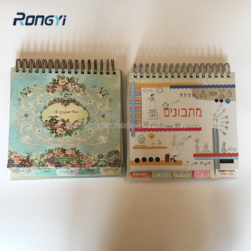 Cheap Customized Wire-O Paper Table Calendar