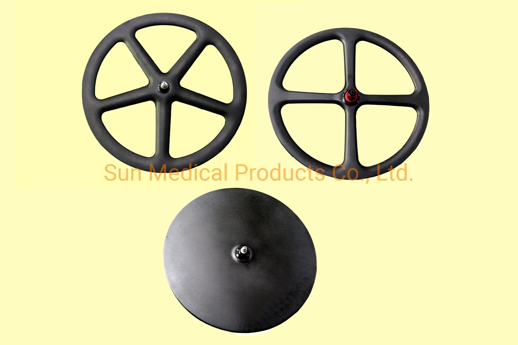 3K/Ud 4-Spoke Carbon Wheel Rim - Carbon Bicycle Wheels Clincher