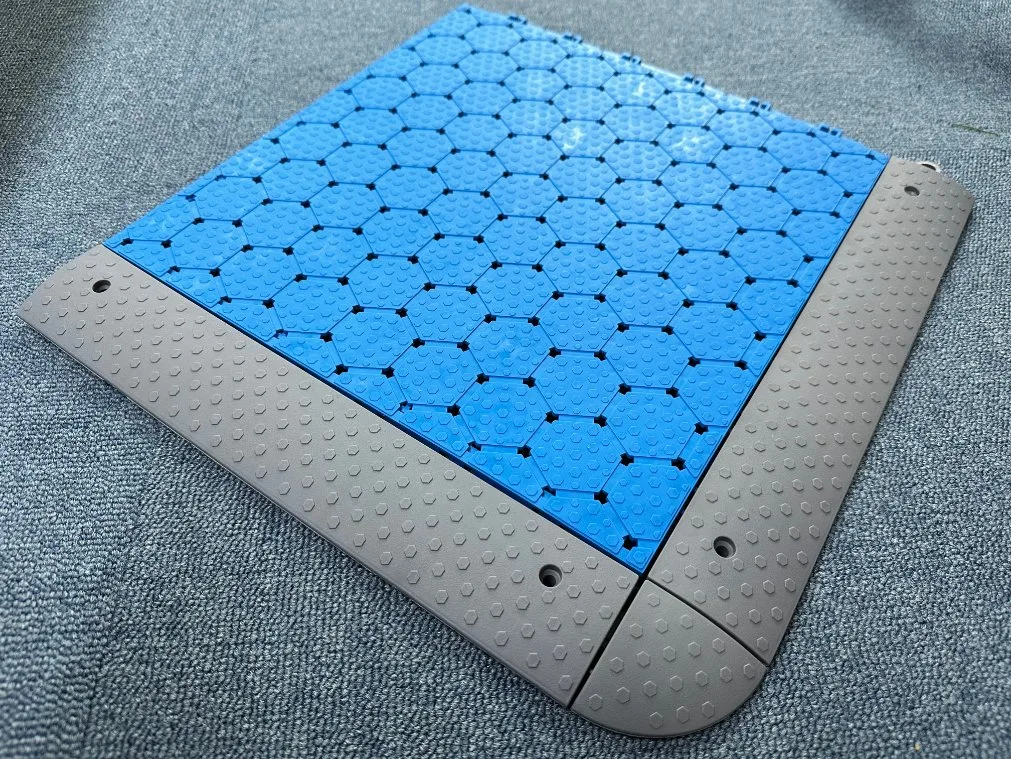 TPV Rubber Interlocking Sport Floor Tile for Basketball, Tennis, Playground Asf-V3