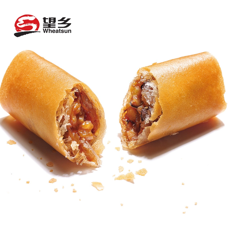 Wheatsun Spring Rolls Semi-Finished Bean Paste Spring Rolls Vegetarian Filling Breakfast Frozen Pastry Commercial Frozen Fried Snacks