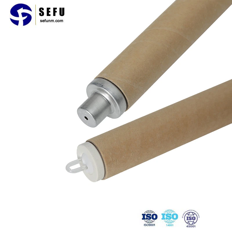 Straight Poll Paper Tube Thermocouple Tips for Test Metal Liquid Temperature