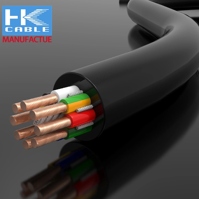 Heavy Duty 100 pies de cable 12AWG de fuente de alimentación 125V Exterior Interior Cable de extensión de 100 pies