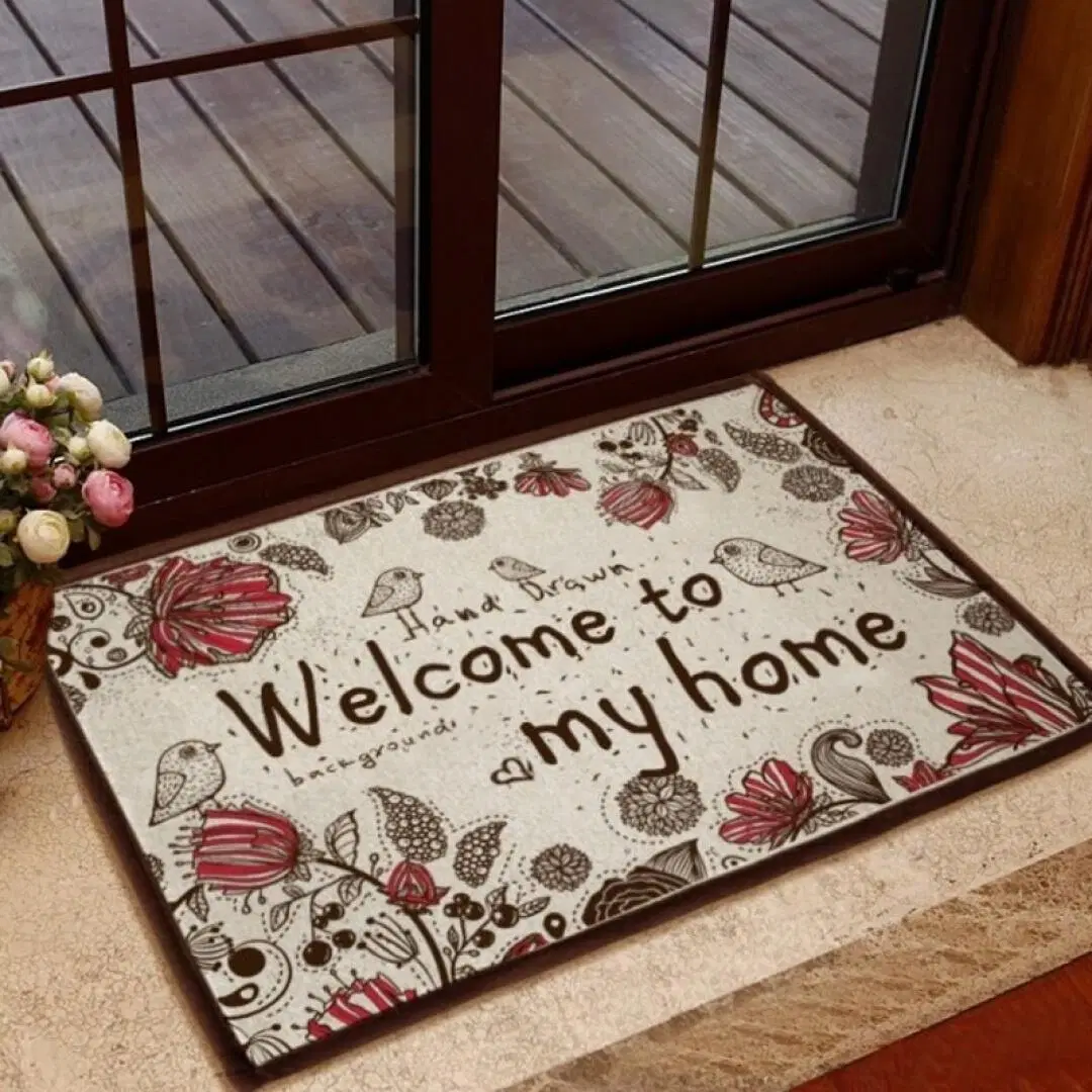 Customized Pattern Logo PVC Rubber Digital Printed Floor Entrance Door Mat