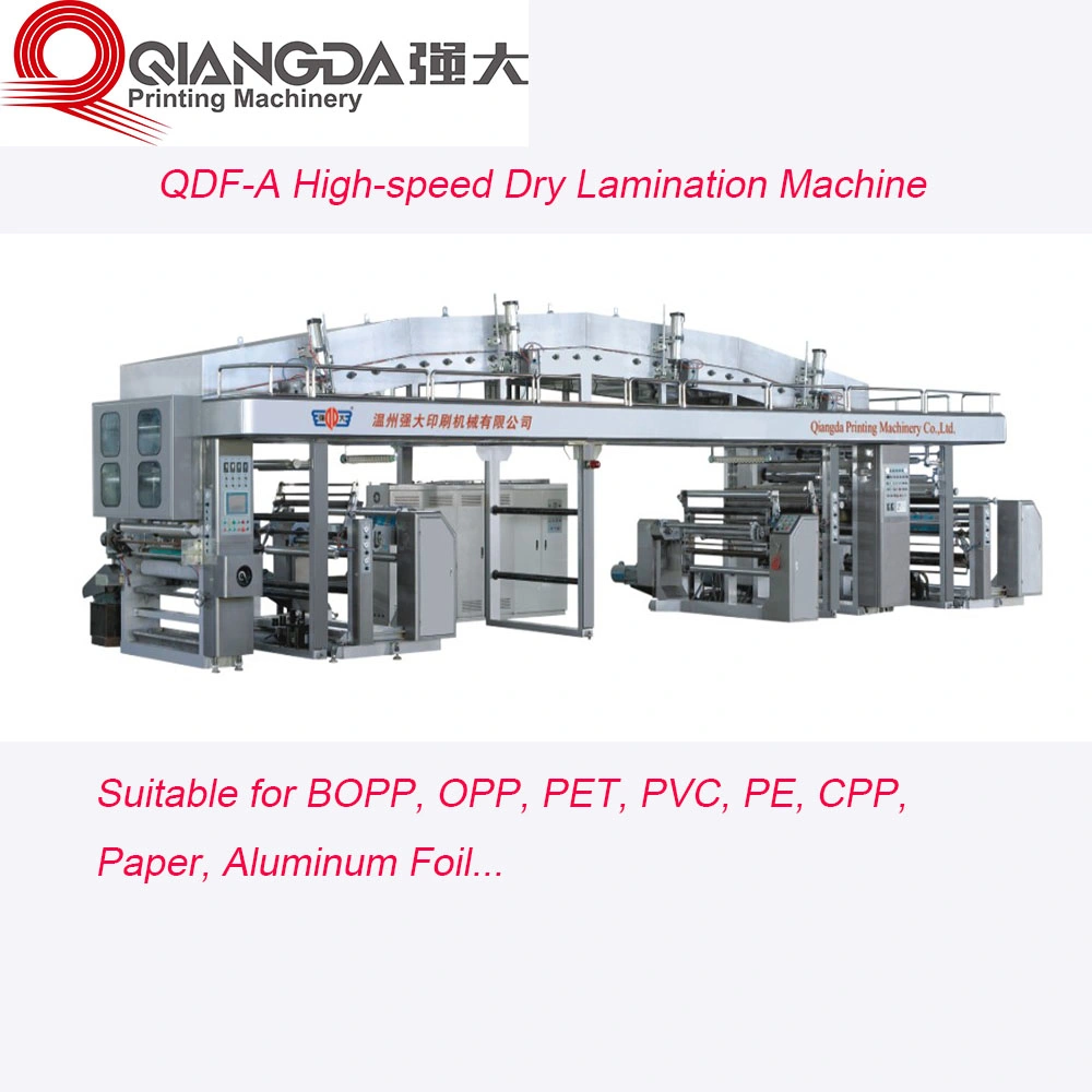 Máquina laminadora de tipo seco de alta calidad para plástico de lámina de papel, etc.