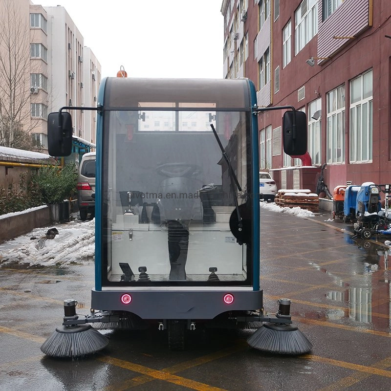 Driving Type Floor Sweeper Automatic Extend Side Brush for Big Public