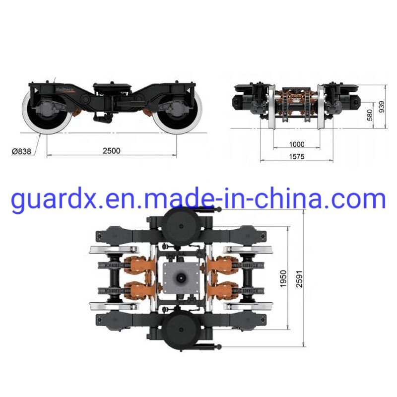 Ukraine &Russia Train Wagon Bogie Spare Parts