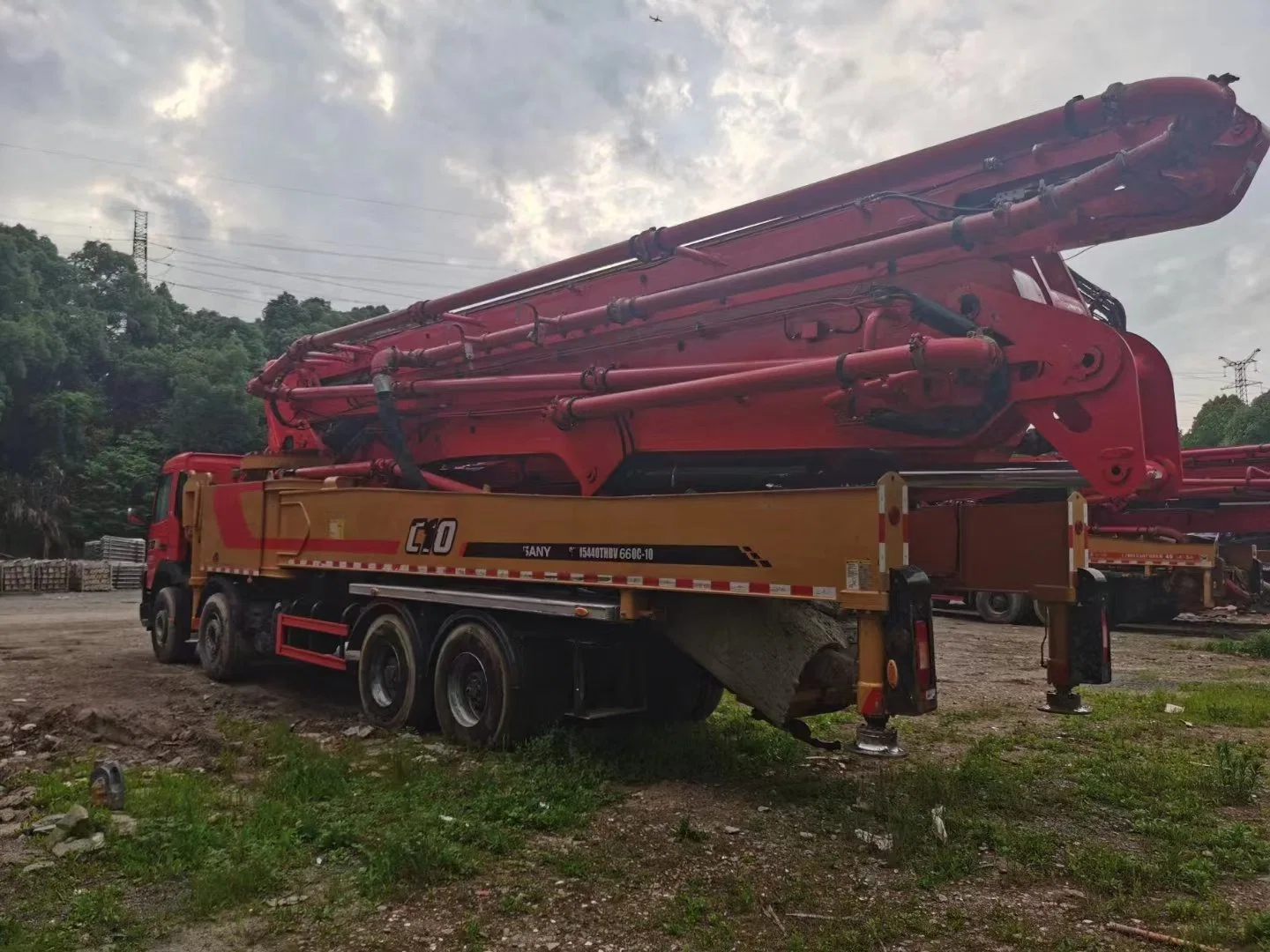 2019 Truck Mounted Pump 62m Used Concrete Pump Truck Volvo Chassis