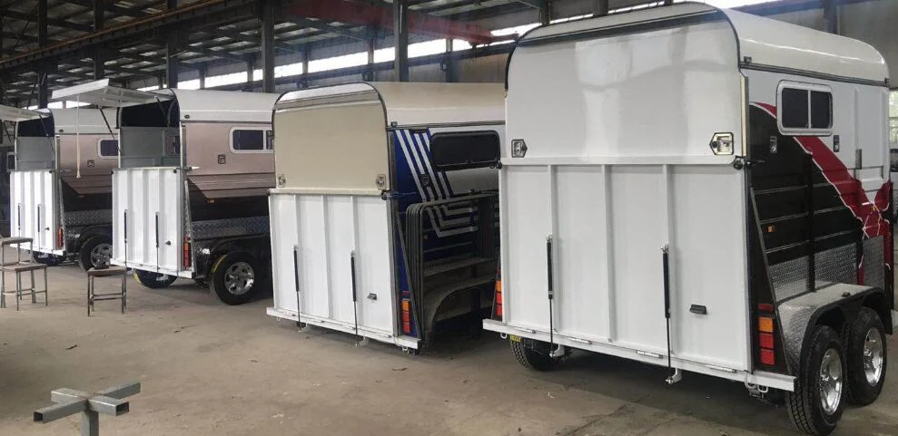 Australia Quality Straight Load Deluxe 2 Horse Trailer for Sale