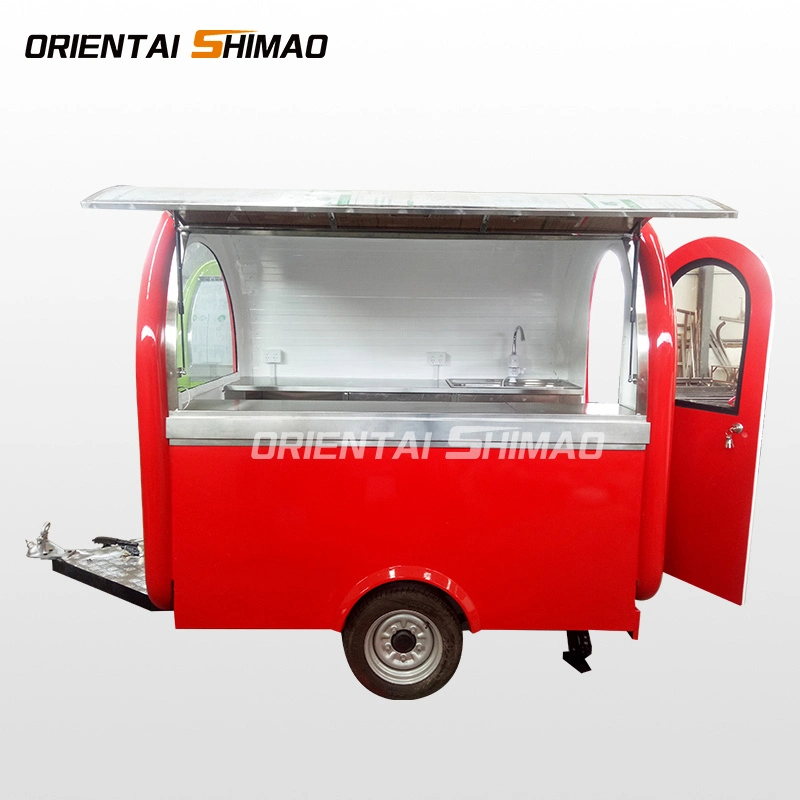 Oriental Shimao Street Catering Mini Snack remolque de comida para la venta Café