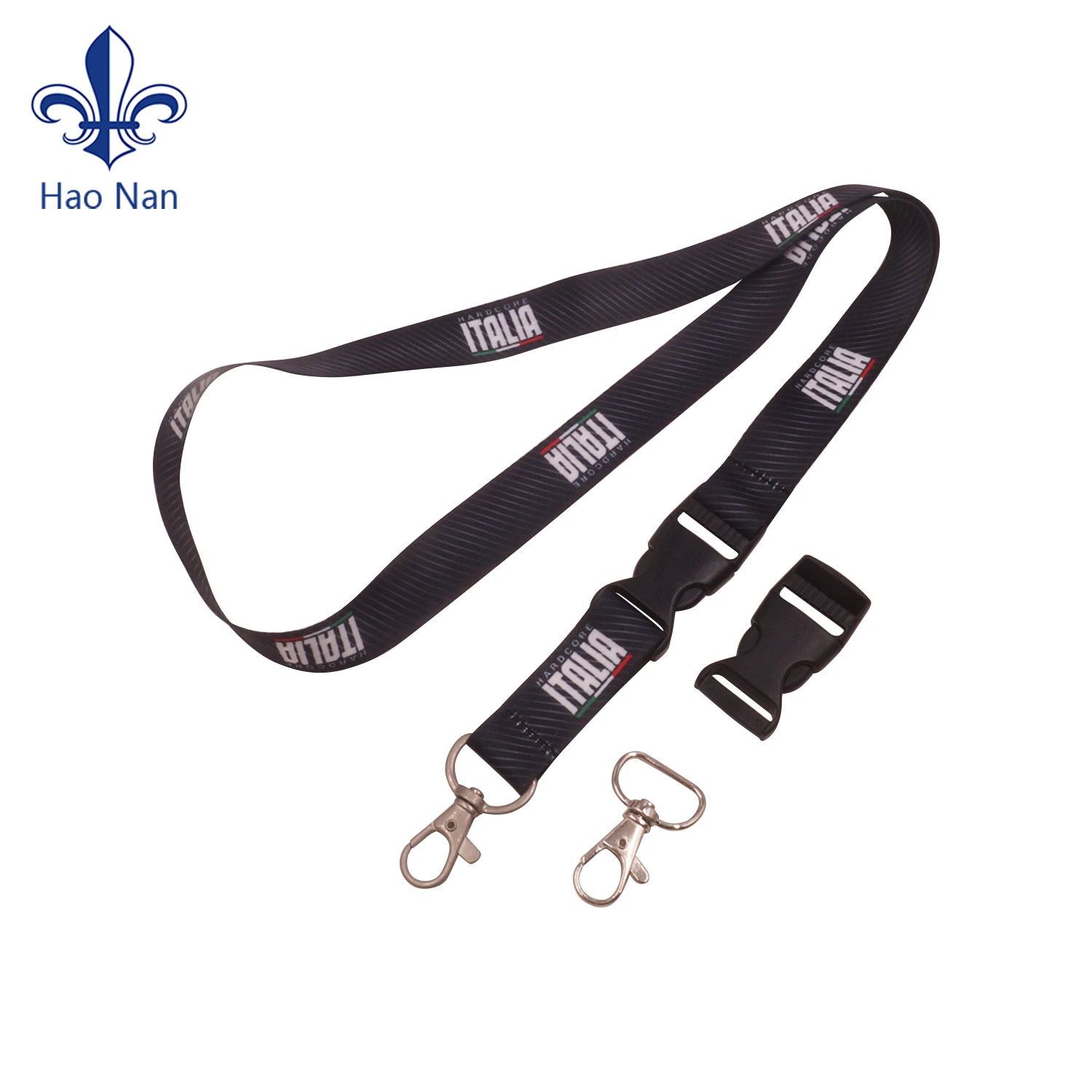 2020 LED Lanyards personalizados con Logo y el gancho de metal