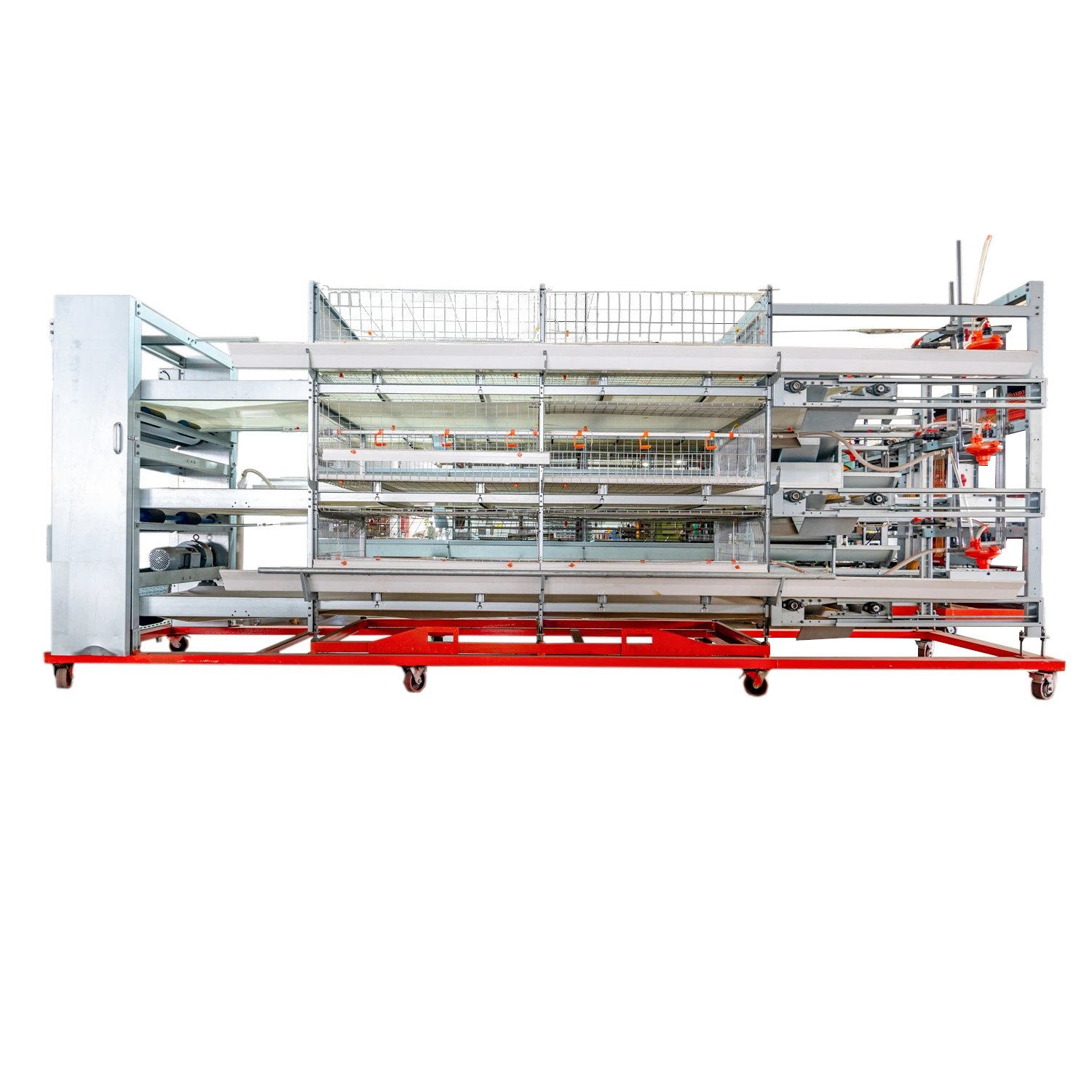 Low Price Durable Automatic Poultry Farming Single Connected Neutral Cage for Broiler