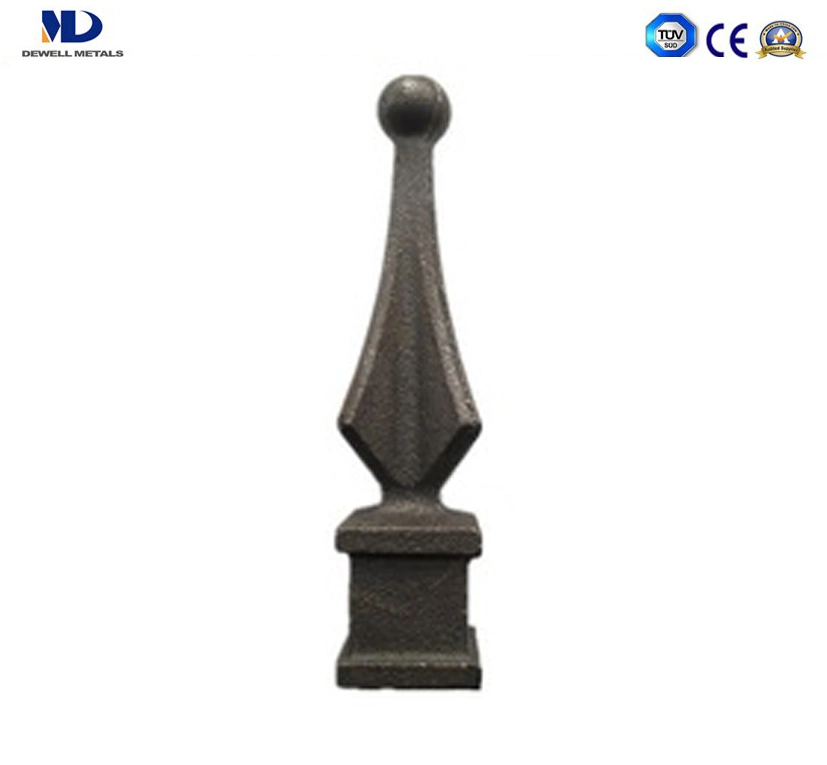 High quality/High cost performance Ornamental Parts Wrought Iron Spear Head