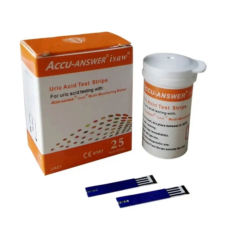 Factory Supplier Accu-Answer 4 in 1 Monitoring Meter Uric Acid Test Strips