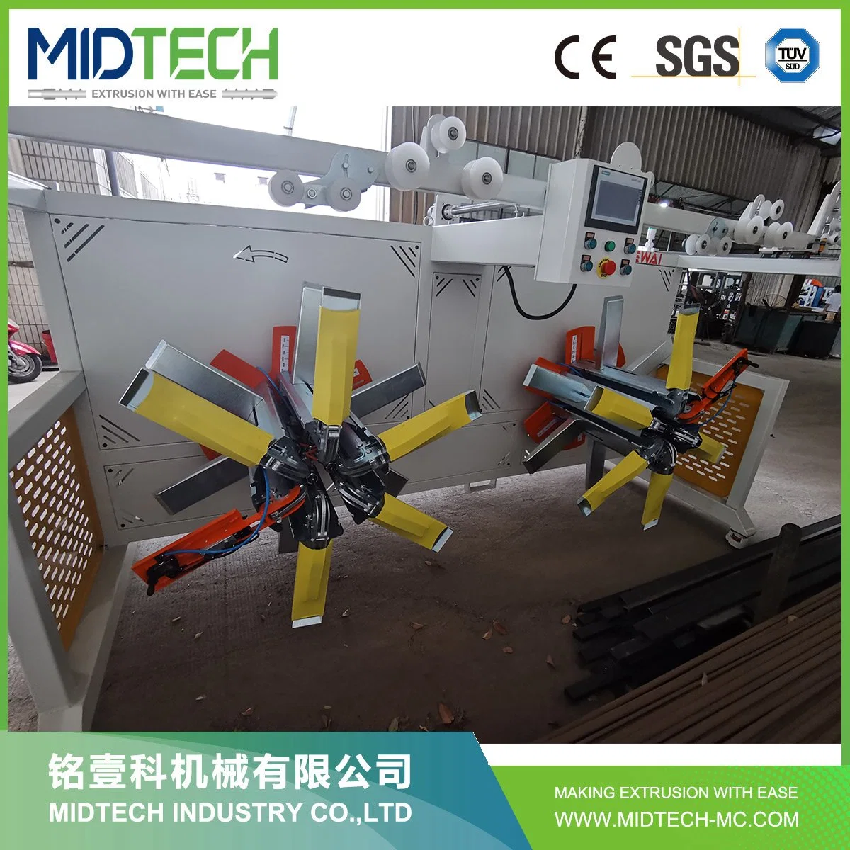 Double Position Pipe Winder Drip Irrigation Pipe Winding Machine Coiler Machinery