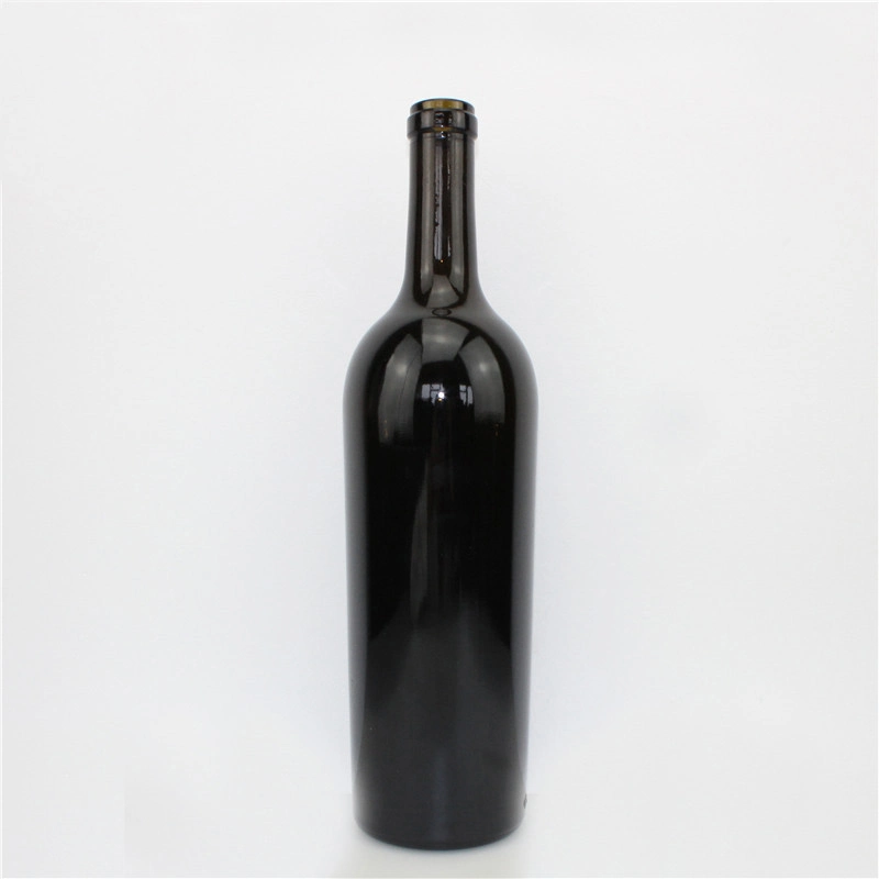 Wholesale/Supplier Red Wine Bottle Dark Green Empty Luxury Manufacturers Champagne Burgundy Empty Wine Glass Bottles