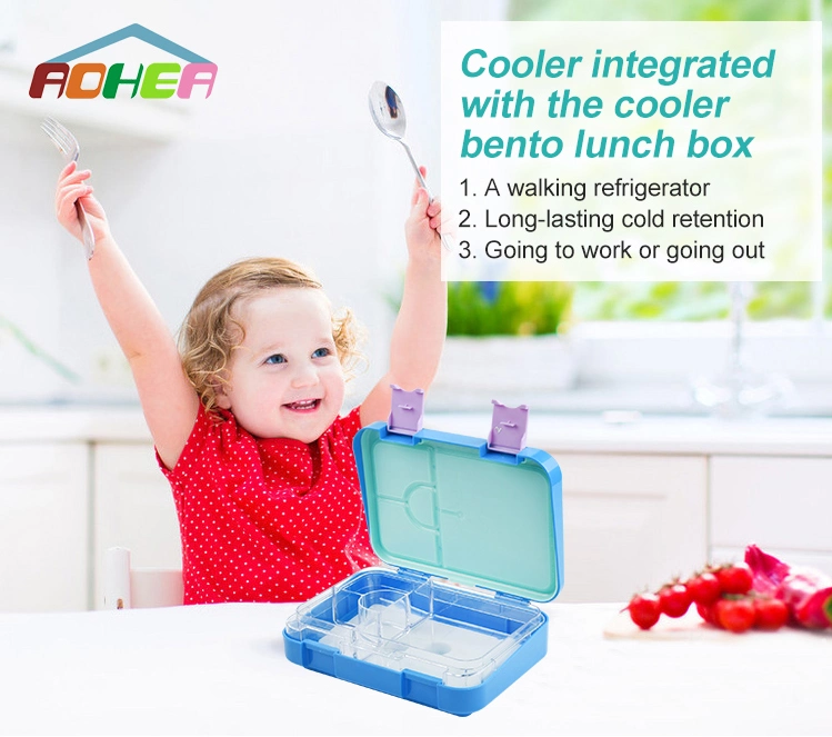 Aohea Pass FDA High Temperature Resistance Lunch Boxes for School Kids Without BPA Bento Boxes