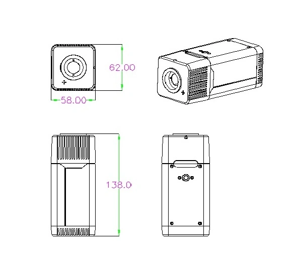 Fsan 5.0/4.0MP Smart IR Infrared HD Network CCTV Security Surveillance IP Box Camera