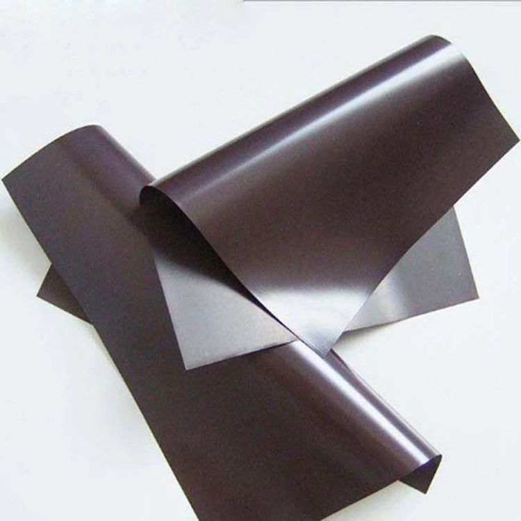 Rolo magnético de borracha flexível para impressão com vinil PVC branco brilhante mate