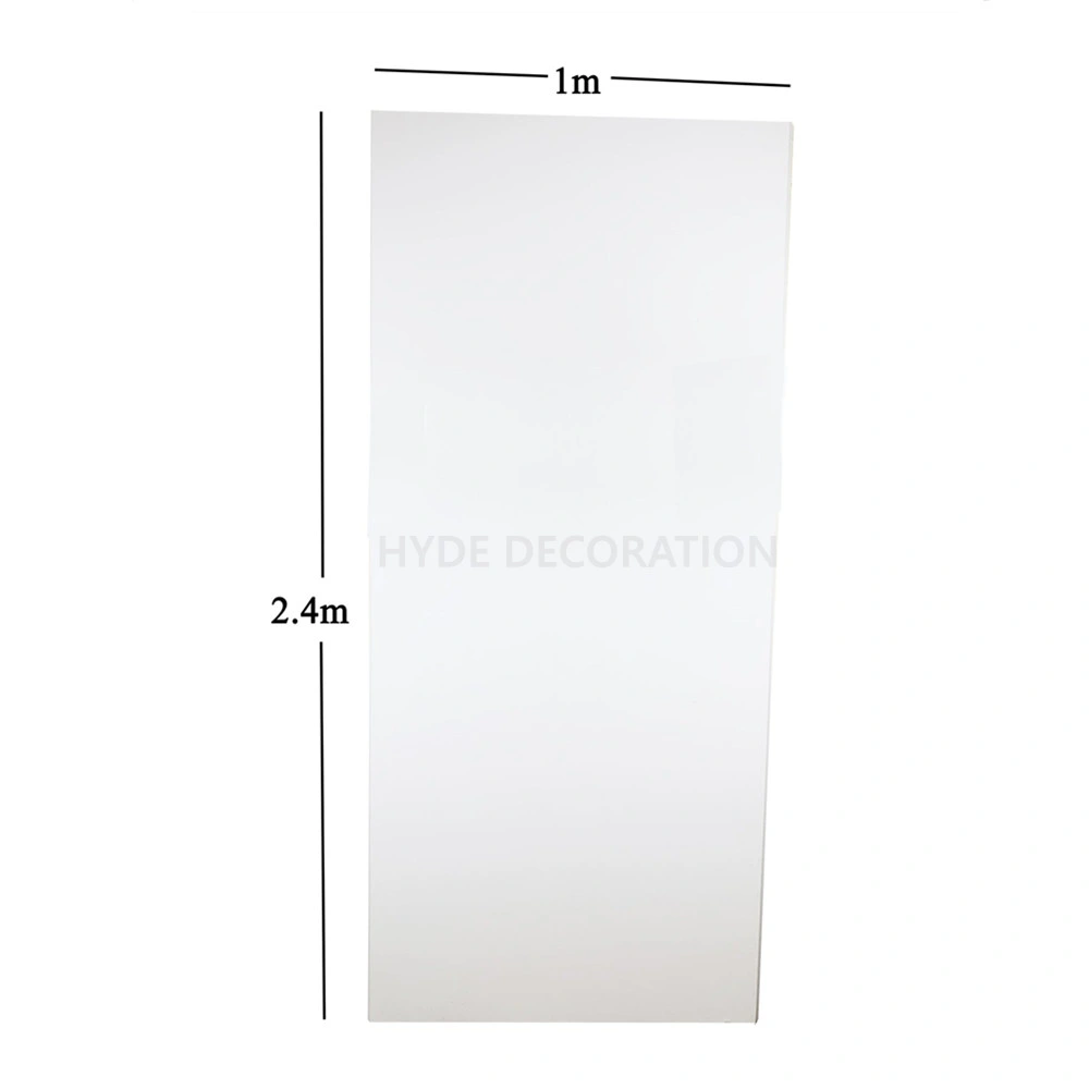 UK Market White Gloss PVC Bathroom Cladding 1m Wide Shower Wall Panel for Interior Ceiling Decor