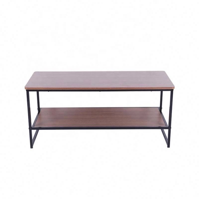 Nesting Coffee Tea Table Set for Home Living Room Wooden Top Metal Frame Design Cheap Price Whosale