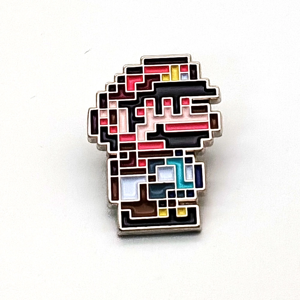 Custom Anime American Cartoon Character Spiders Stocked Logo Low MOQ Supplier Enamel Pin Super Mario Pin