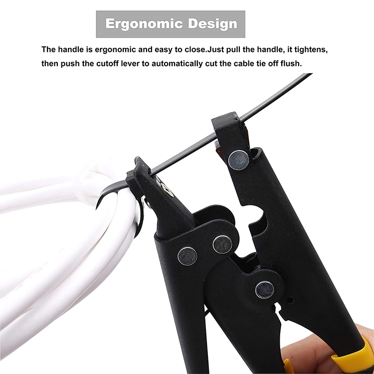 Приемлемым для изготовителей оборудования натяжной и инструмент для резки пластмассовых кабельных стяжек из нейлона или крепежные детали соединительной тяги Zip Tool