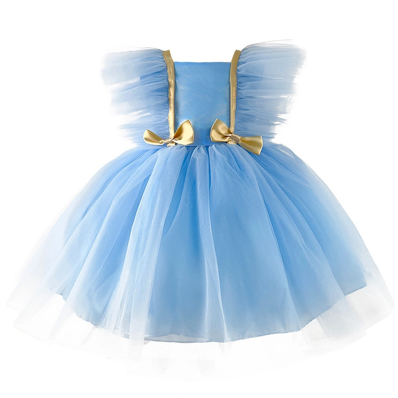 Girls Wedding Dress Puffy Girls Party Garment Baby Ball Gown Baby Wear