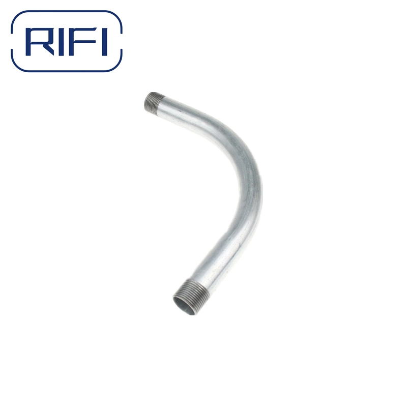 Rigid Steel Conduits Elbow 90 Degree Electro Galvanized Hot DIP Galvanized Electrical Conduit Elbow