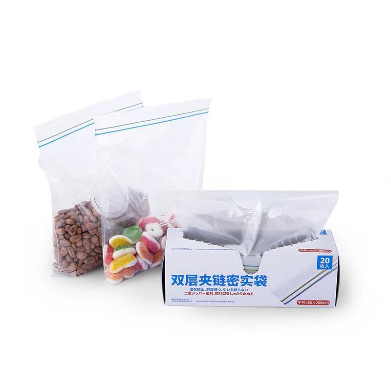 LDPE Zipper Plastic Bag Wholesale/Supplier Household Frozen Packaging Zip-Lock Bag Customized