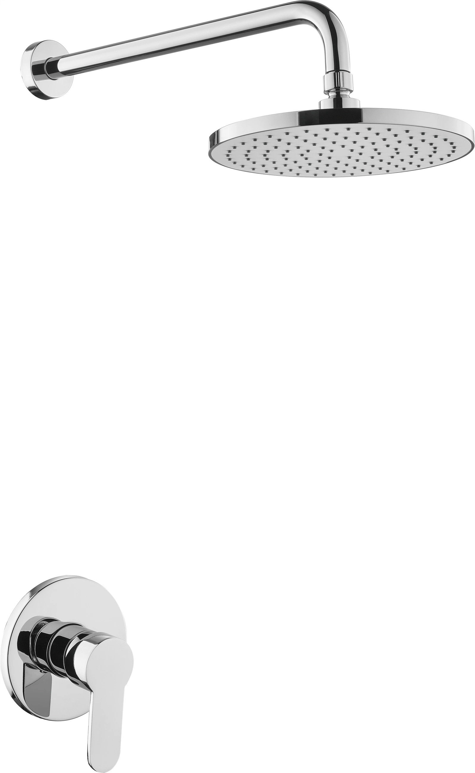 Modelo de moda de agua fría y caliente funciones ocultas ducha Grifería Mezclador con cabezal de ducha