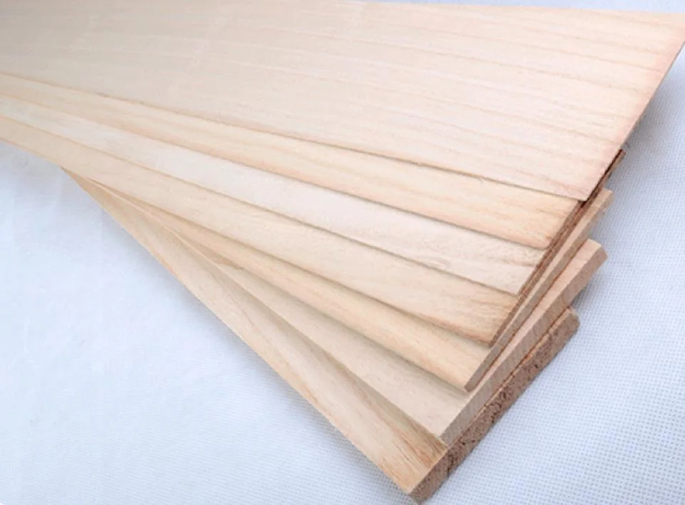 DIY Handmade Thin Wood Sheet Narrow Board 10 Cm Cork Sheet Aircraft Building Template Board