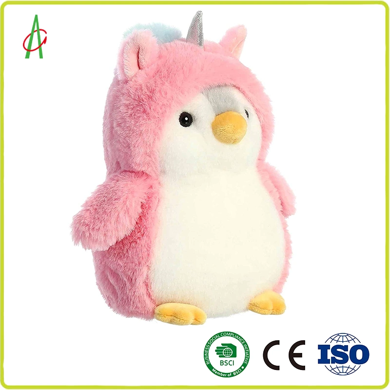 Custom Kids Plush Handmade Cartoon Cute Toy Sleeping Fabric Stuffed Unicorn Toy