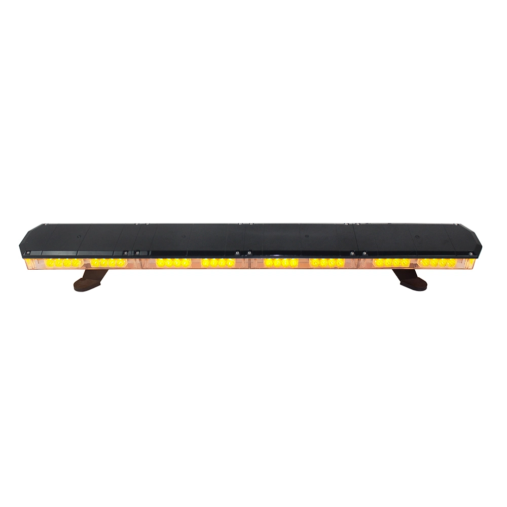 Newest Super Slim LED Warning Light Bar in Amber LEDs and Tir Lens