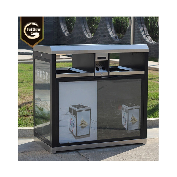 Custom Wastebin Rubbish Recycle Bin Outdoor Papelera De Basura