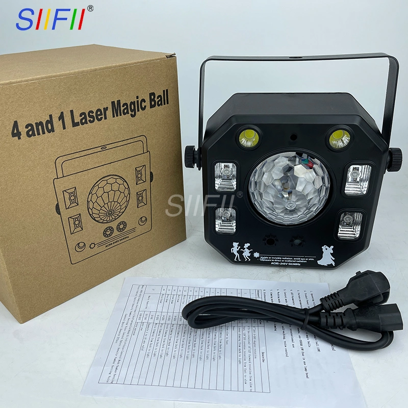 Sound Active USB Rechargeable Mini DJ Disco Laser Light Projector