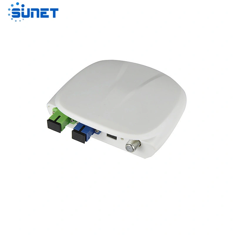 Mini Type Wdm FTTH CATV Pon Fiber Optical Receiver for Digital TV