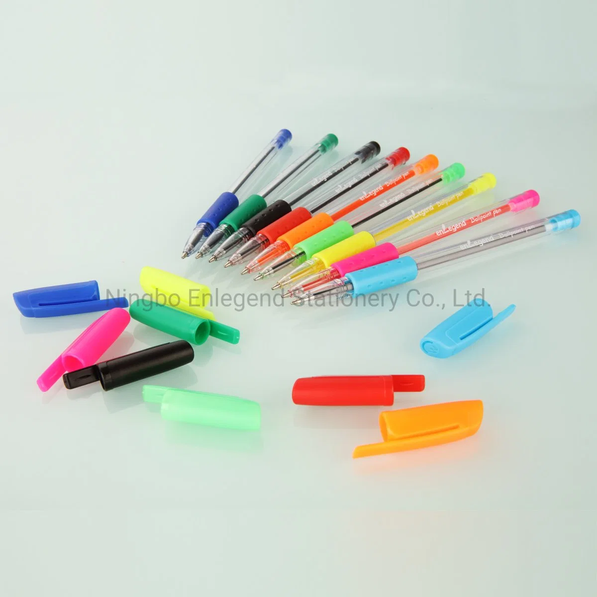 EB9106 Office School Supplies Multi Colored Plastic Ballpoint Pen