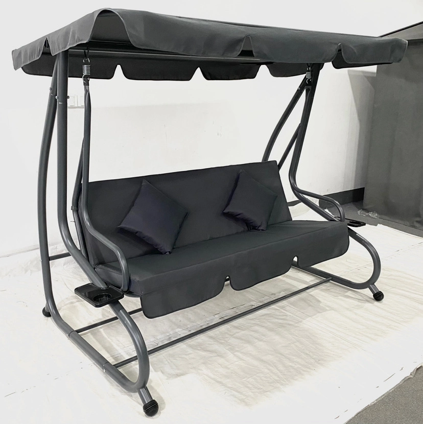 Gray Multifunctional Reclining Straight Swing Chair